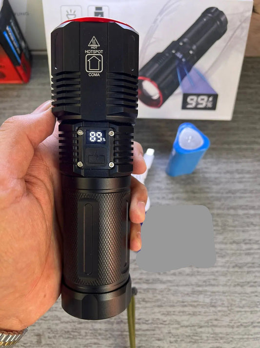 Heavy Duty DIGITAL  FLASH LIGHT (TORCH ) Lot Imported